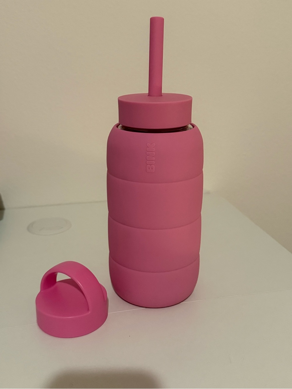 bink puffer water bottle